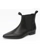 Black Smooth Aniline Leather Chelsea Boots Nevermind Midnight