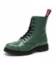 Rangers 08 ojales cuero charol verde – estilo indie y brillo urbano