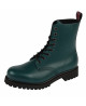 Rangers 08-eyelet forest green leather Nevermind, gothic and steampunk energy