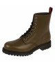 Rangers 08-eyelet khaki leather Nevermind, military-inspired underground design