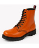 Rangers 08-eyelet orange leather Nevermind, punk and underground attitude