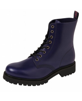 Rangers en cuir violet foncé style gothique Nevermind