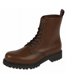 Rangers en cuir marron au style steampunk signé Nevermind