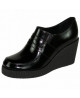 Zapatos góticos Nevermind de cuero negro