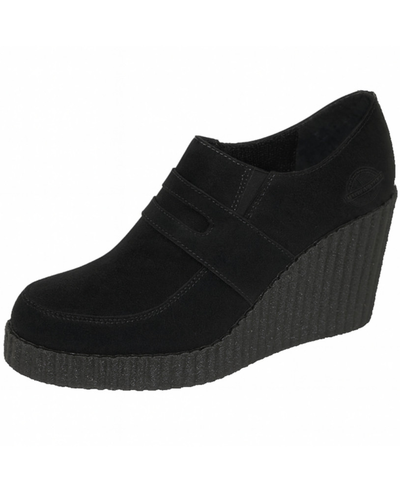 Nevermind Wildleder Keilabsatzschuhe Schwarz