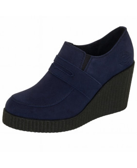 Chaussures suédées Nevermind bleu marine