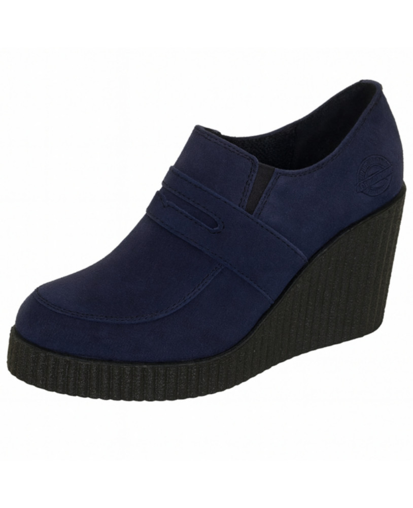 Chaussures suédées Nevermind bleu marine