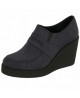 Nevermind Keilabsatzschuhe aus Wildleder Anthrazit