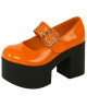 Mary Jane Lack Orange Nevermind, Retro Futur Stil der 70er