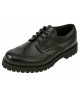Derby Retro Swing noir – cuir perforé goth chic.