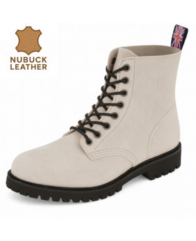 Rangers 08-eyelet cream nubuck leather Nevermind, vintage steampunk elegance