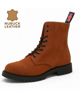 Rangers 08 œillets cuir nubuck brun Nevermind, esprit vintage et steampunk authentique
