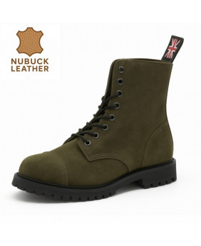 Rangers 08-eyelet khaki nubuck leather Nevermind, military design with underground style