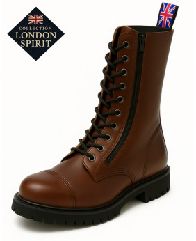 Rangers London Spirit Marron en cuir – style vintage Nevermind.