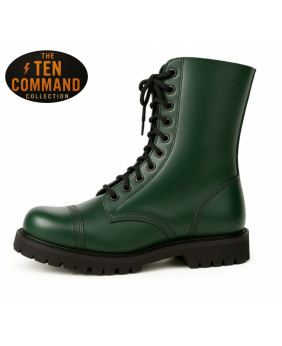 Rangers 10 œillets cuir vert – Nevermind The Ten Command