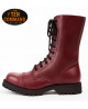 Burgundy leather 10-hole rangers Nevermind.