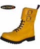 10-eye yellow leather rangers – Iron Straps Collection, Nevermind