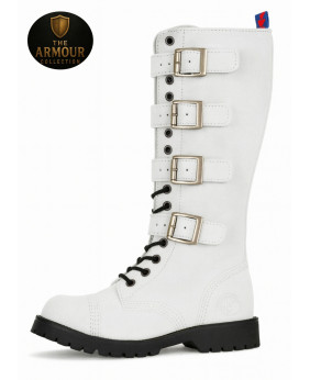 Rangers 20 occhielli nabuk bianco – The Armour Collection – Nevermind