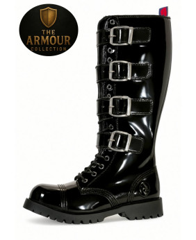 Rangers 20 ojales charol negro – The Armour Collection – Nevermind