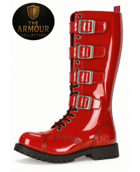 Rangers 20 ojales charol rojo – The Armour Collection – Nevermind