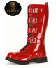 Rangers 20 œillets cuir verni rouge – The Armour Collection – Nevermind