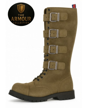 Rangers 20 occhielli pelle nubuck kaki – The Armour Collection – Nevermind