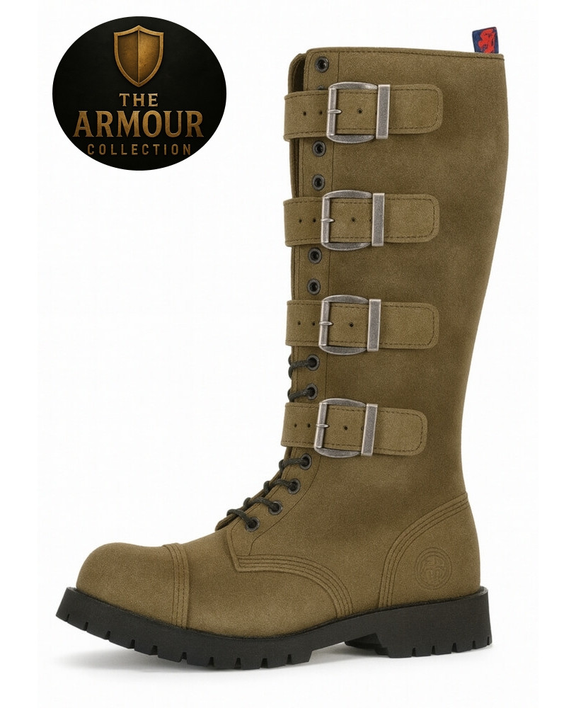 Rangers 20 Ösen Nubukleder Khaki – The Armour Collection – Nevermind