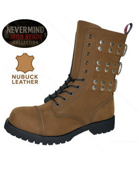 Rangers nubuck marron clair à bout coqué – Iron Reign Nevermind.
