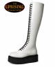 Botas góticas cuero blanco plataforma – The Uprising