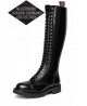 High patent black leather rangers – Shadow Command collection