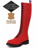 Red nubuck leather 30-eyelet rangers – Shadow Command collection