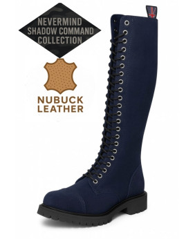 Rangers in nabuk blu navy 30 fori – collezione Shadow Command