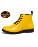 Yellow full-grain leather ankle boots Nevermind Core Collection, bright and confident rock style