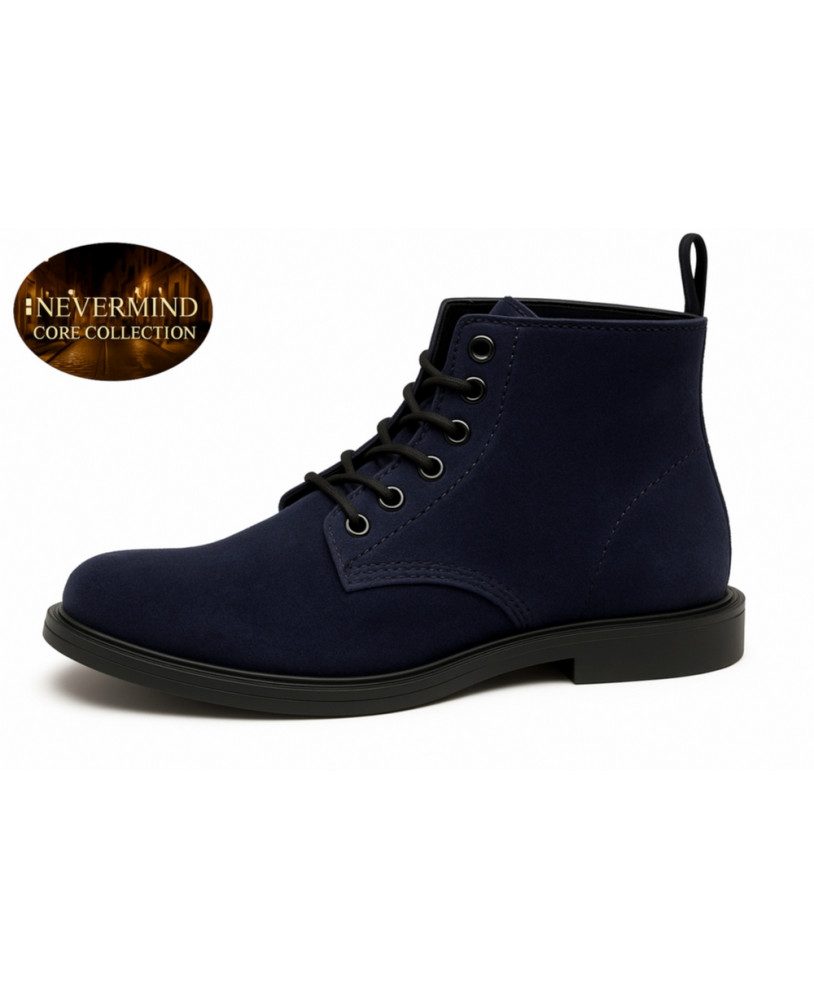 Dark blue suede ankle boots – Nevermind Core Collection