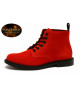 Fire red suede ankle boots – Nevermind Core Collection