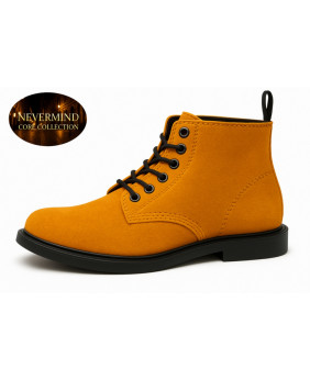 Stivaletto in velluto mandarino – Nevermind Core Collection