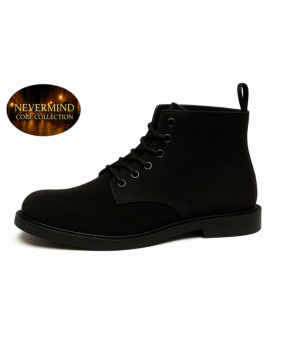 Bottine suédine noire Nevermind Core Collection