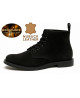 Botín de cuero nobuck negro – Nevermind Core Collection
