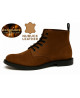 Nubukleder-Stiefelette schokoladenbraun – Nevermind Core Collection