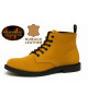 Bottine cuir nubuck jaune moutarde – Collection Core Nevermind