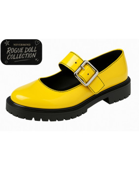 Mary Jane vernie jaune collection Rogue Doll de Nevermind
