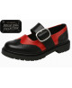 Mary Jane Leder Brogue Rot Schwarz Rogue Doll Nevermind