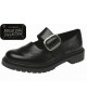 Mary Jane cuero brogue negra Rogue Doll Nevermind