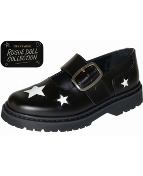 Mary Jane noire étoiles blanches Nevermind