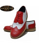 Zapatos Dandy Revival rojo blanco