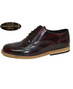 Chaussure bordeaux patiné Dandy Revival Nevermind