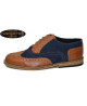 Camel blue nubuck Dandy Revival shoe profile Nevermind