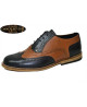 Chaussure camel et noir Dandy Revival profil Nevermind