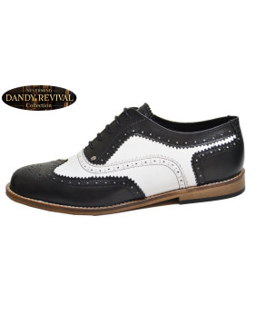 Black white Dandy Revival shoe Nevermind