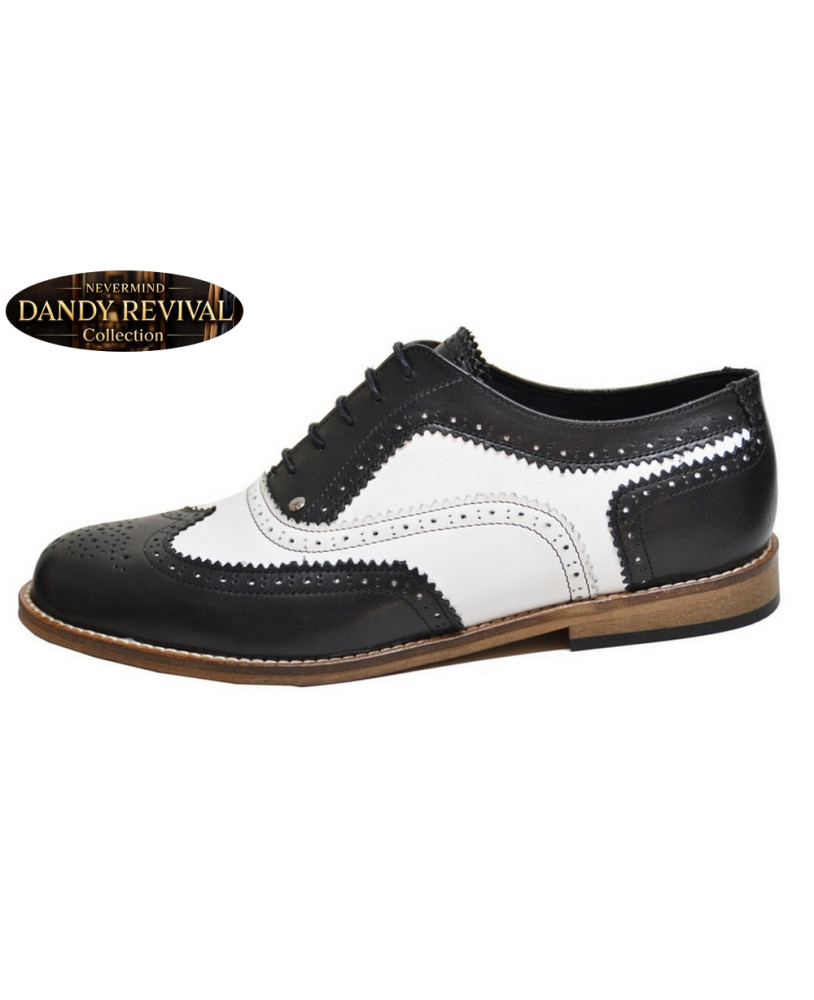 Scarpa nero bianco Dandy Revival Nevermind
